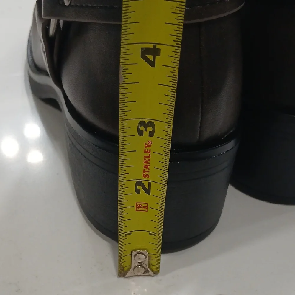 Lulu's Women's Brownish Moto  Boots, New Without Tags Or Box , Size 10 - Picture 9 of 9